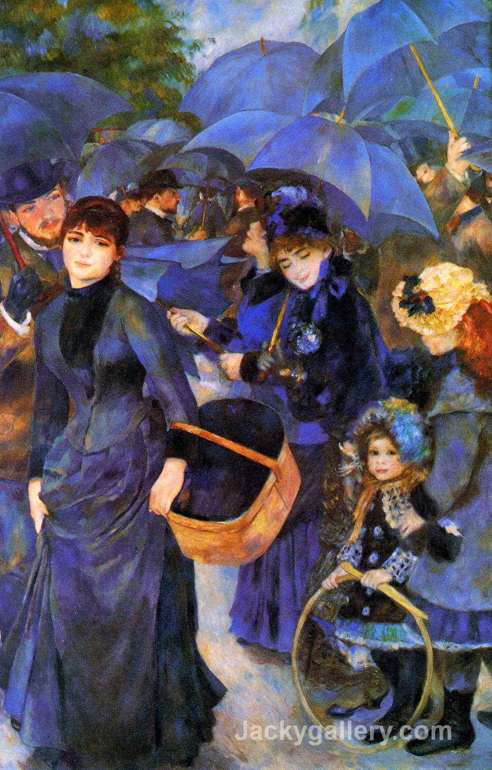 Umbrellas by Pierre Auguste Renoir paintings reproduction